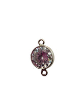6mm 3A Cubic Zicronia Bezel Connector 
SKU#5005781M4