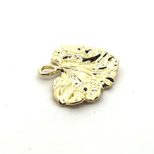 Gold leaf charm SKU#M3362