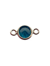 4mm,sterling silver, 3A, Cubic Zicronia Bezel Connector 
SKU#5005780M12