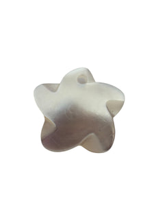 10mm white Mother Of Pearl Flower, SKU#M3j92