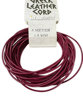 Dark Rose Greek Leather Cord 1.5MM