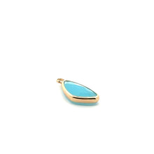 Gold charm SKU#M3104blue