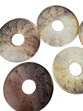 Carved round mother of pearl, SKU#M3653