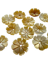 Yellow flower Mother Of Pearl, SKU#M4627