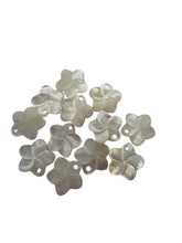 10mm white Mother Of Pearl Flower, SKU#M3j92
