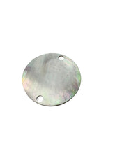 Round mother of pearl, carved flower, SKU#M3000