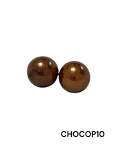 Chocolate Pearl pairs, 8mm - 9mm.SKU#Chocop1-Chocop10