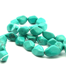 Turquoise Blue Stone W:1/2in L:1/2in-3/4in SKU#M3150