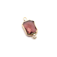 Champagne rectangle shape crystal charm,SKU#M2147champagne