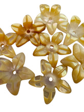 Yellow flower Mother Of Pearl, SKU#M4628