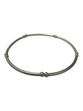 Sterling silver 6.75” stretchy tube bead bracelet, SKU#5014835675L
