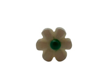 10mm Teal flower Mother Of Pearl, SKU#M4670