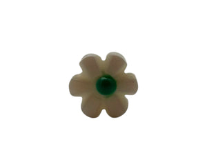 10mm Teal flower Mother Of Pearl, SKU#M4670