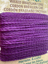 Waxed Brazilian Cord.