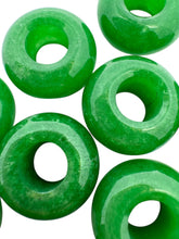 Green Aventurine Donut Jade Beads, Sku#BG79