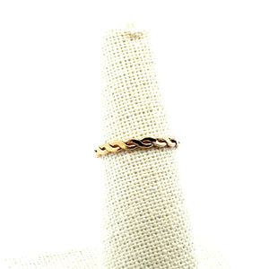 14KGF (Size5) Woven ring, SKU#405R5LR