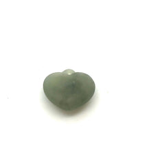 Jade heart shaped pendant #M2211