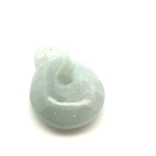 White flame jade pendant