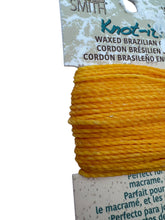 Waxed Brazilian Cord.