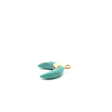Turquoise half moon charm SKU#M2700