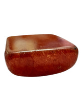 Orange agate jade bead, SKU#M873
