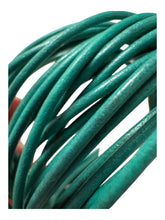 Aqua Greek Leather Cord 1.5MM