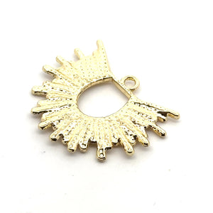 Gold shining light charm SKU#M3359