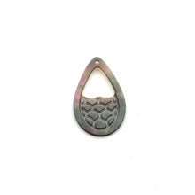 Mother of Pearl Carved Charm Sku#M3528