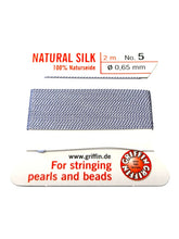 Lilac Bead Cord - Perlseide