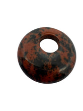 Brown and black marble gemstone beads, SKU#M2990