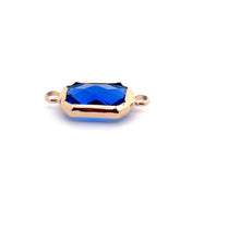 Royal blue rectangle shape crystal charm,SKU#M2147royalblue