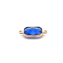 Royal blue rectangle shape crystal charm,SKU#M2147royalblue