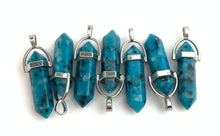 Tianshan Blue Silver Plated Pendant Sku#M1417