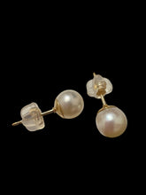Japanese akoya pearl studs, 14KGF, SKU#Jakoya6