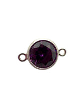 6mm 3A Cubic Zicronia Bezel Connector 
SKU#5005781M2