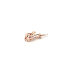 Rose gold plated mermaid tail nail with add on peg, SKU#M3733R