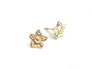 14kGF Flower Stud Earrings Sku#E26-4