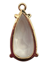 Clear tear drop crystal charm, SKU#M2152clear
