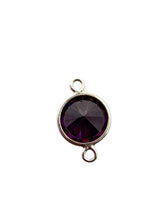 3mm, sterling silver , 3A, Cubic Zicronia Bezel Connector 
SKU#5030CM2