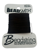 Nylon Bead Cord Brown Card