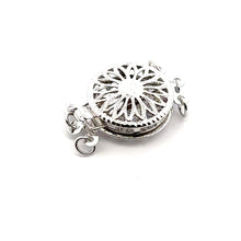 White gold bead clasp, SKU#WG/88