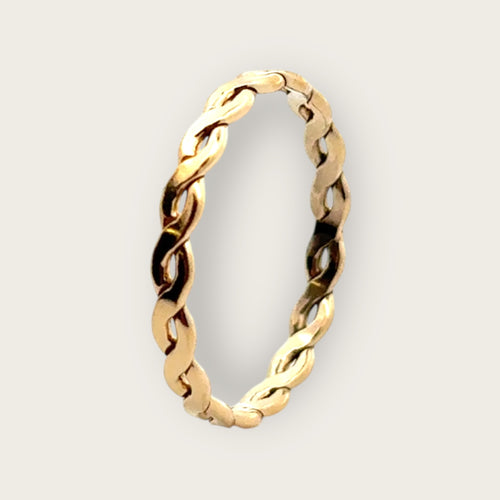 14KGF (Size5) Woven ring, SKU#405R5LR