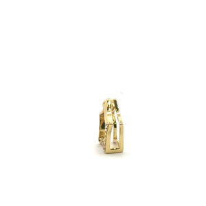 Gold plated star bail with ads on peg, SKU#M3725G