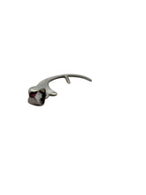 14K solid white gold Moon pendant, SKU#TP-77