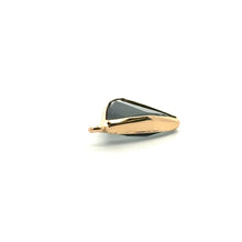 Black triangle shape crystal charm,SKU#M2151black