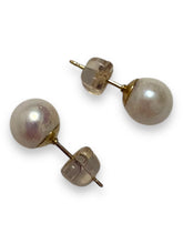 Japanese akoya pearl studs, 14KGF, SKU#Jakoya7