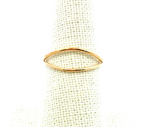 14KGF wave ring (Size 7.5-8) SKU#405RW