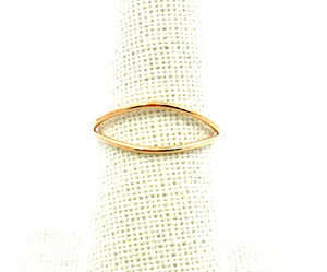 14KGF wave ring (Size 7.5-8) SKU#405RW