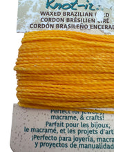 Waxed Brazilian Cord.