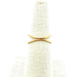 14KGF wave ring (Size5.5-6)SKU#405R6W